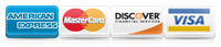 Image of four major credit cards