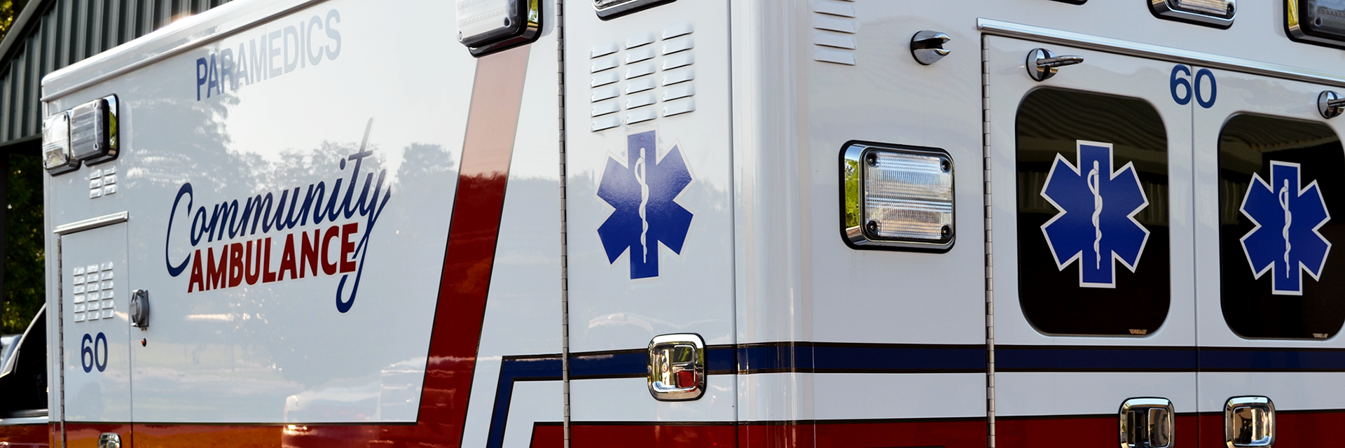 Picture of a Community Ambulance transportation vehicle